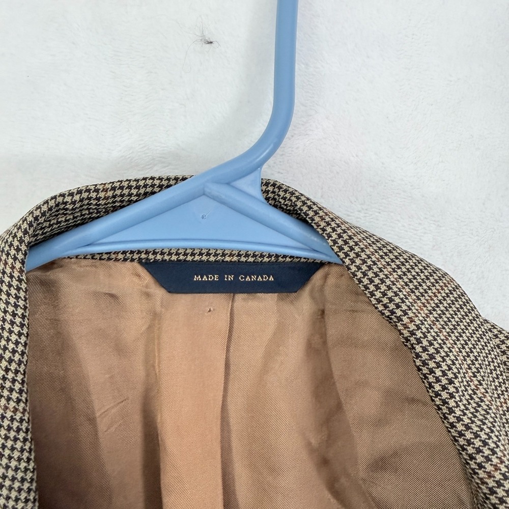 Ralph Lauren Sport Coat Dillards Mens 41R Gray Plaid Two Buttons Wool - Picture 6 of 16